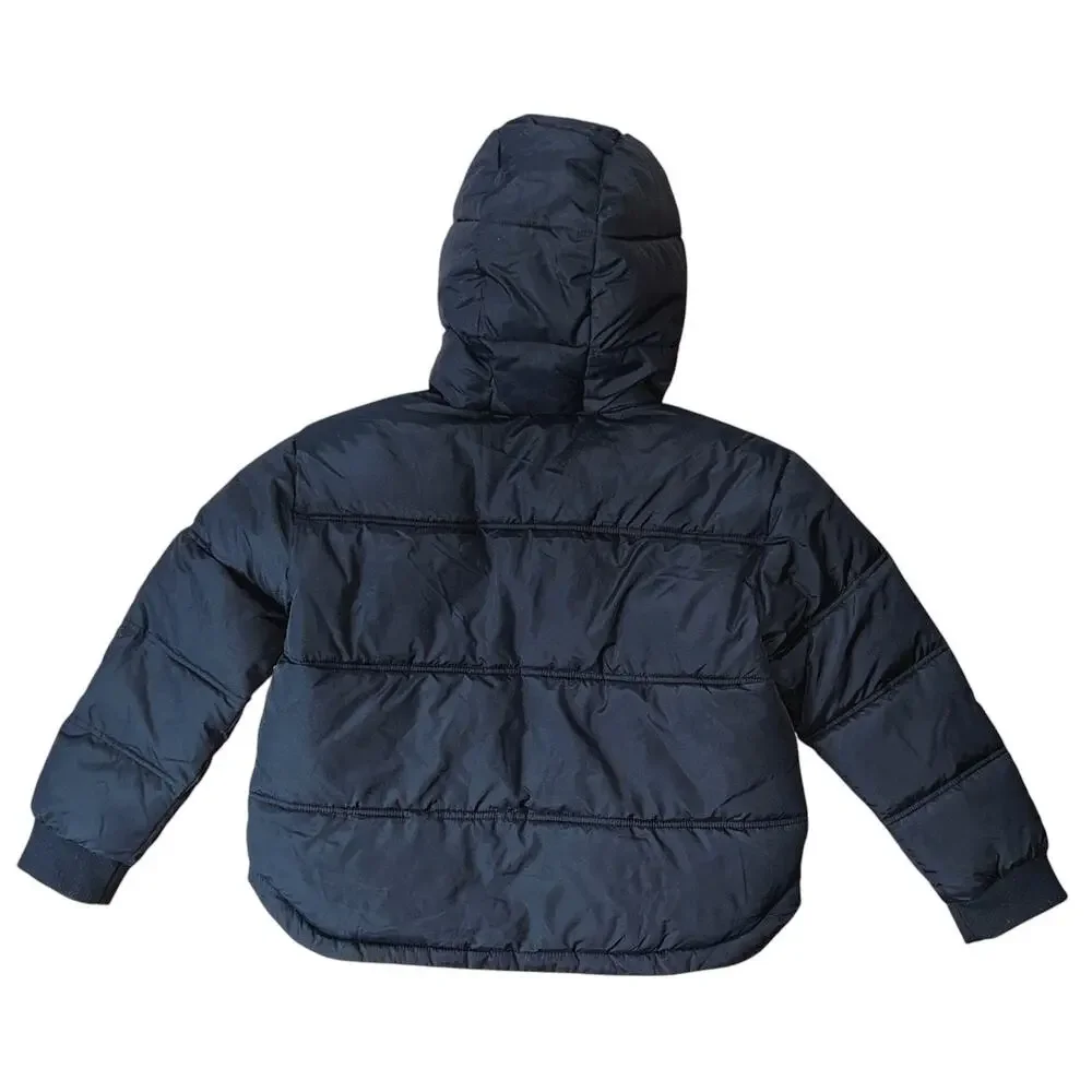 LCKR Foot Locker Black Puffer Jacket Boy's Medium